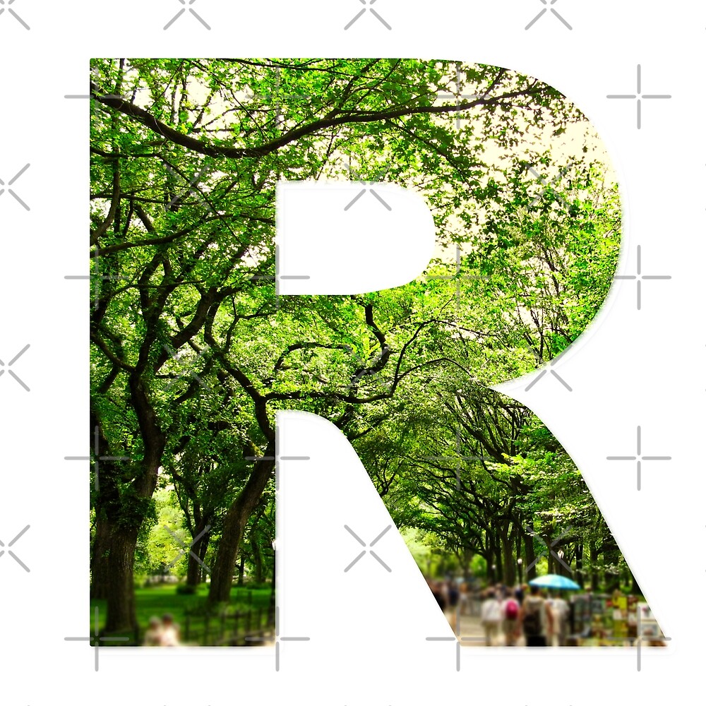 Central Park - Letter R — Poster