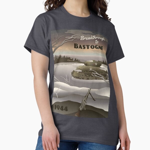 Item preview, Bastogne 1944 - Battle of the Bulge Travel Poster designed and sold by The War Effort.