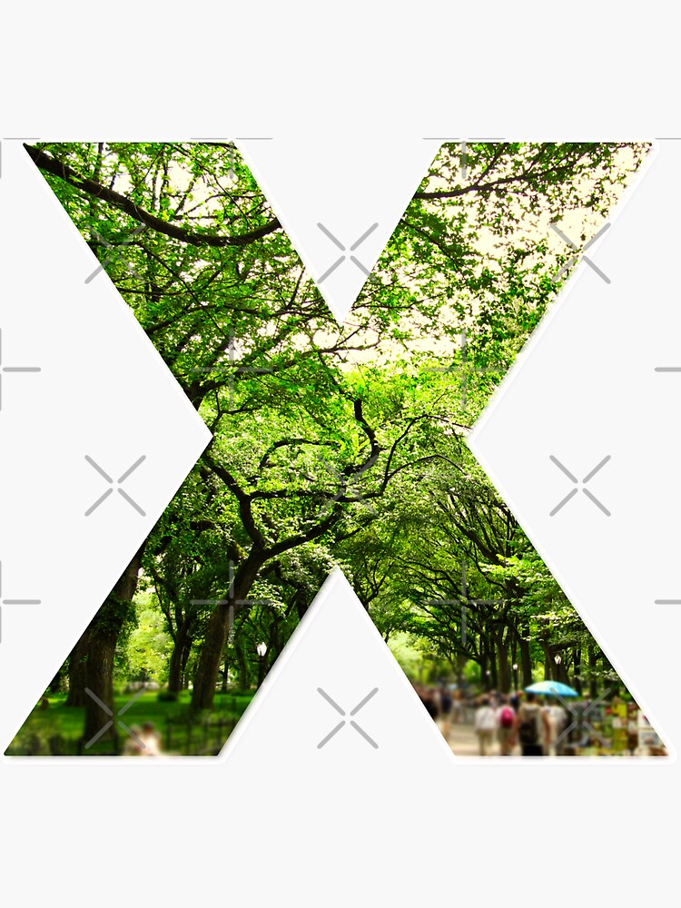 Central Park - Letter "X" by planet-eye