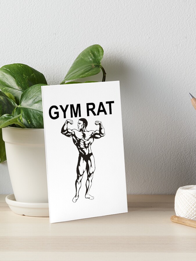 GYM RAT, WORKOUT :) Sticker for Sale by Tautvydas