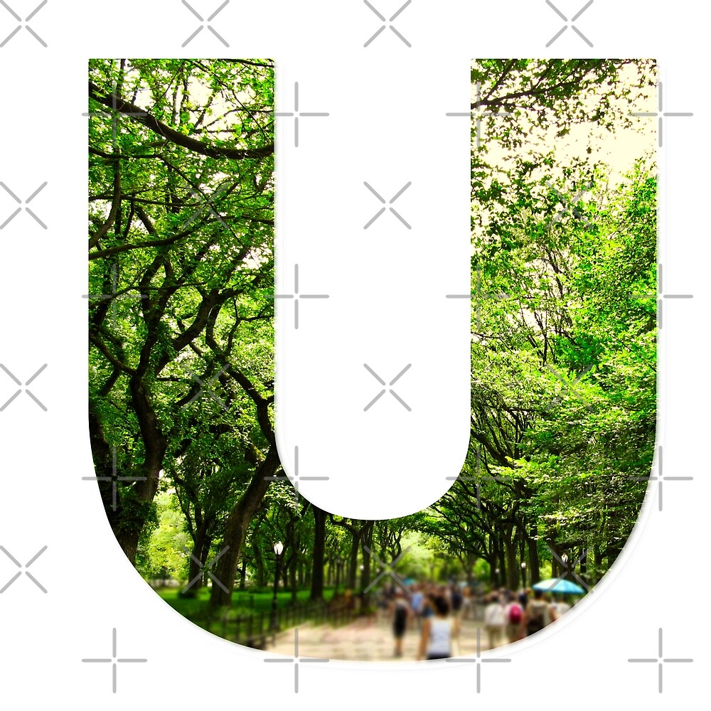 Central Park - Letter U — Poster