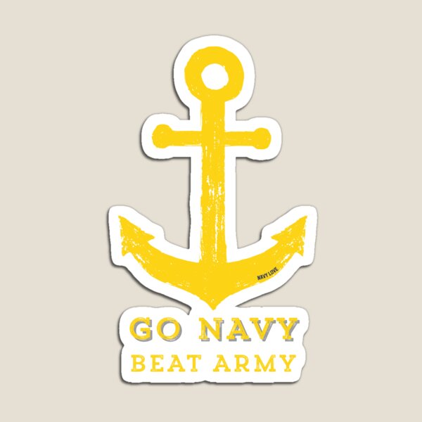 Go Navy Beat Army Big Letter Stickers and Products by Navy Love Co  Greeting Card for Sale by NavyLoveCo