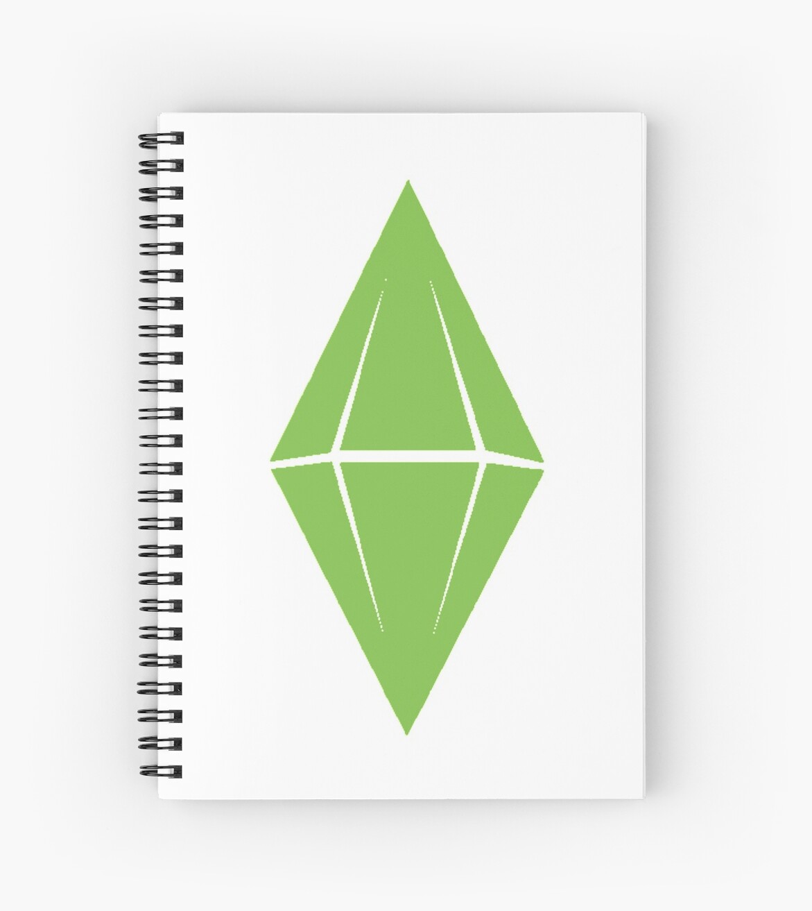 Sims 4 Plumbob Spiral Notebook By Emilywerfel