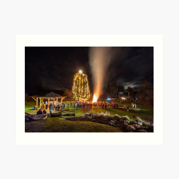 Christmas Eve Mayne Island 2018 Art Print