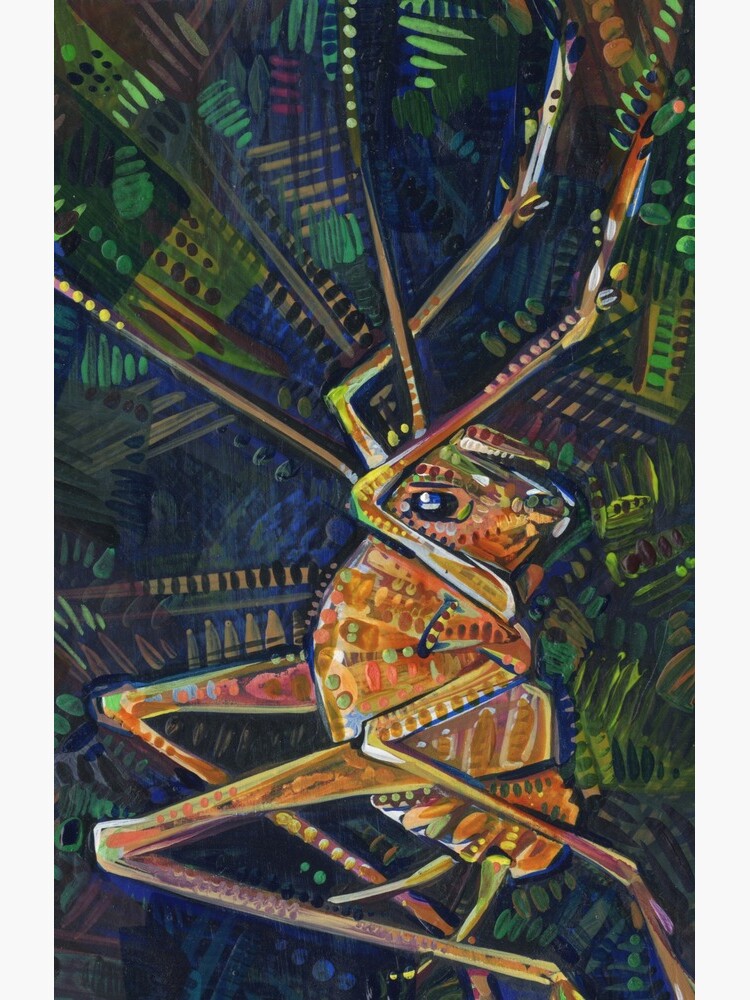 Asian Camel Cricket Painting - 2017 by gwennpaints