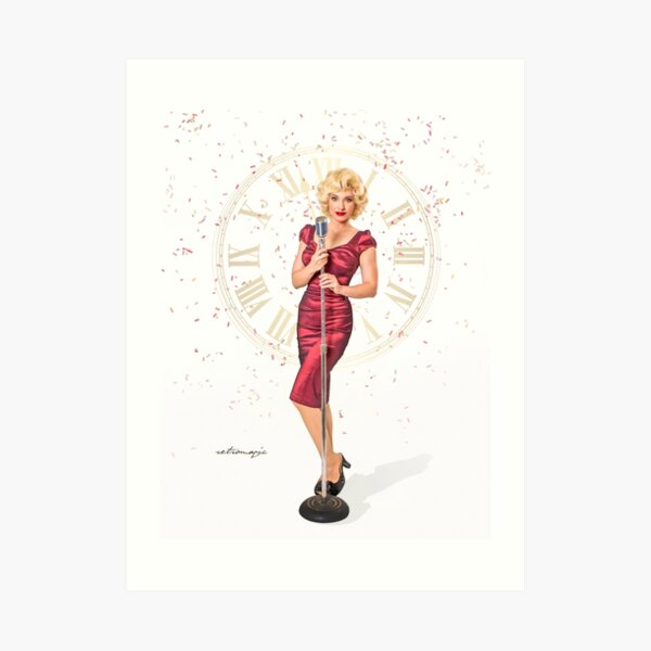 Marilyn Moments by Retromagic Studios Art Print