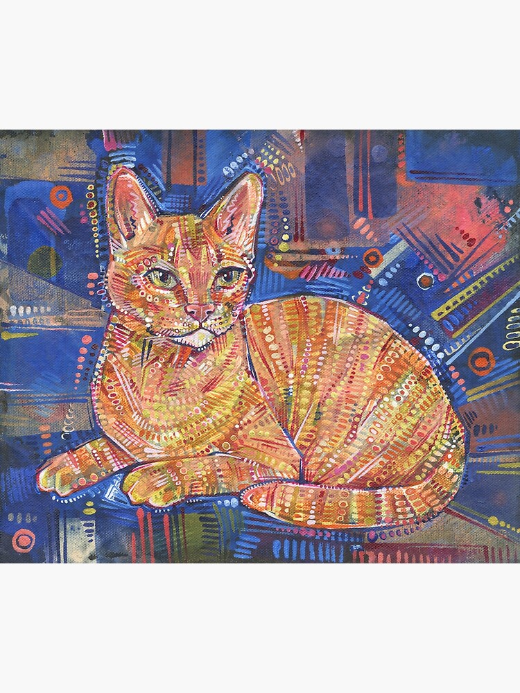 Thumbnail 3 of 3, Poster, Ginger Cat designed and sold by gwennpaints.