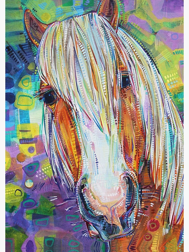 Thumbnail 3 of 3, Journal, Haflinger Horse designed and sold by gwennpaints.
