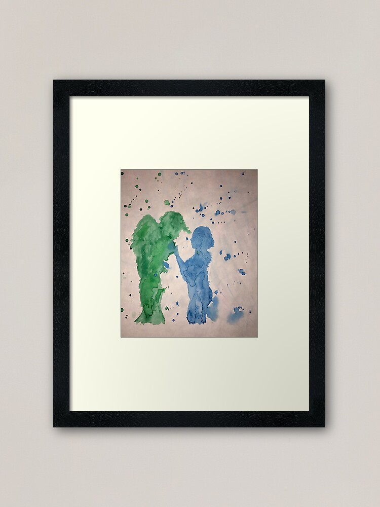 Halo Love Framed Art Print By Nermycupcakes Redbubble