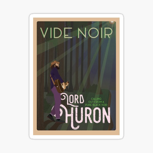 Item preview, Lord Huron Vide Noir Poster designed and sold by Stephcoleart.