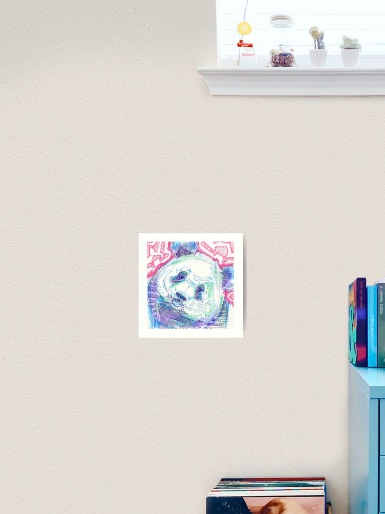 Thumbnail 1 of 3, Art Print, Panda Drawing - 2016 designed and sold by Gwenn Seemel.