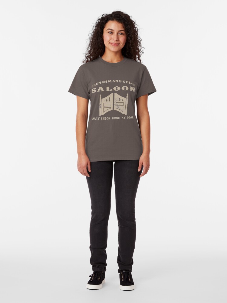 "Frenchman's Gulch Saloon (Buster Scruggs)" Tshirt by BartsGeekGifts