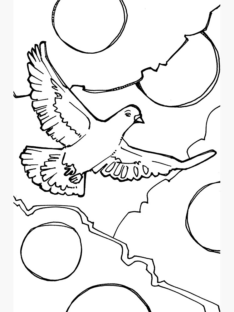 10+ Coloring Page Dove