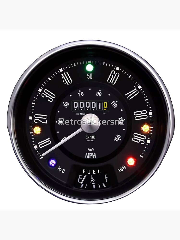 Classic Mini Smiths 90 MPH Speedometer