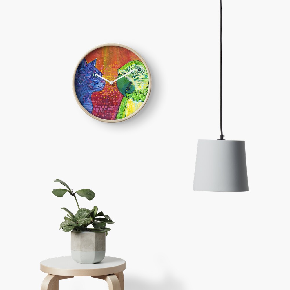 Making Language #2 Painting - 2014 Clock