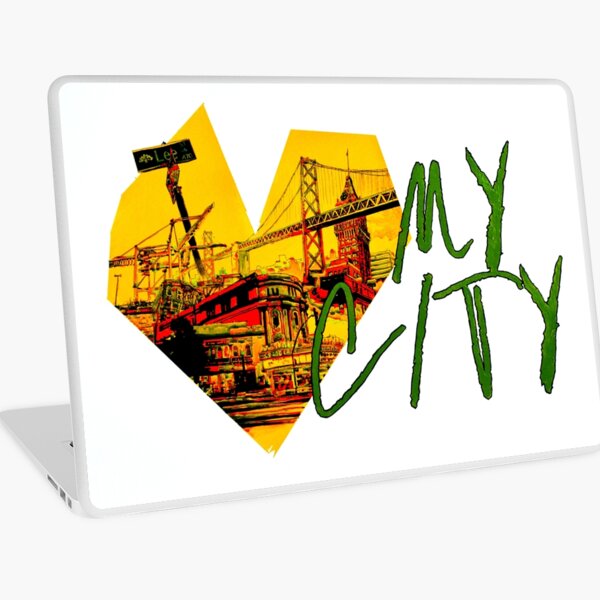 Love My City Laptop Skin