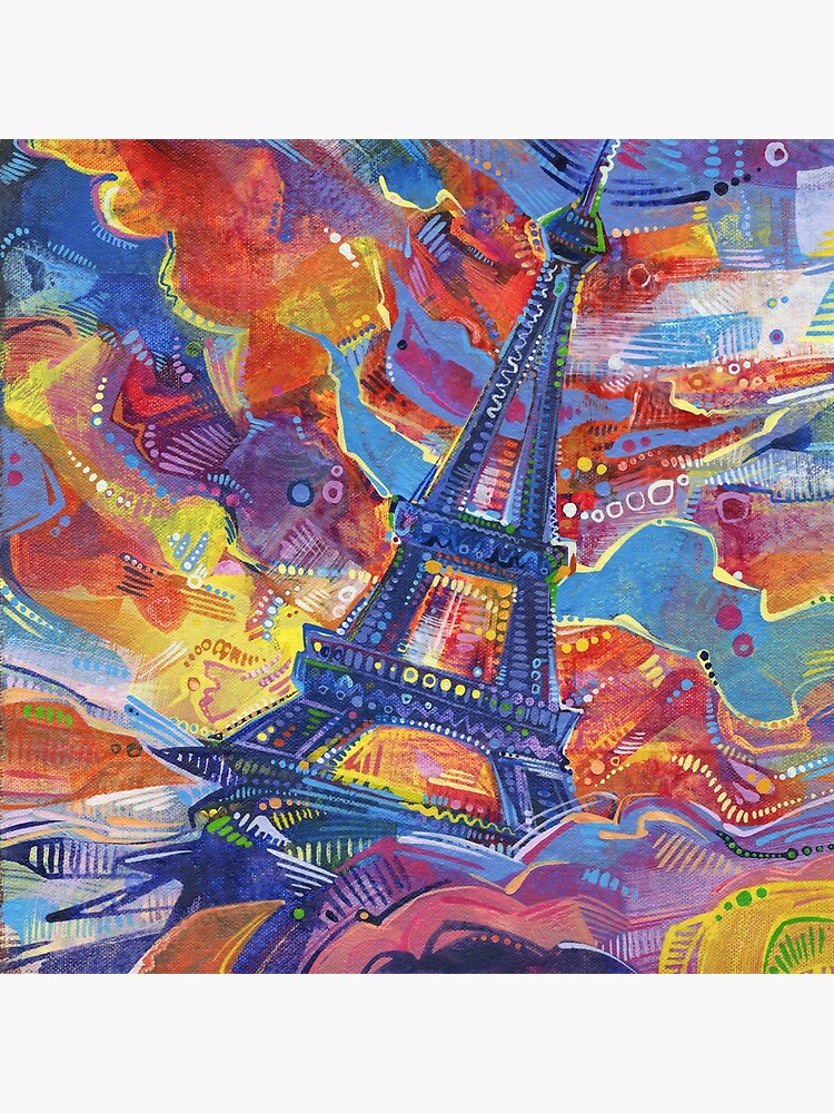 Eiffel's tower painting - 2014 by gwennpaints