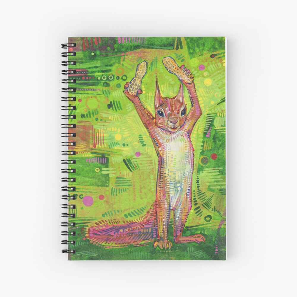 Nuts Painting - 2014 Spiral Notebook
