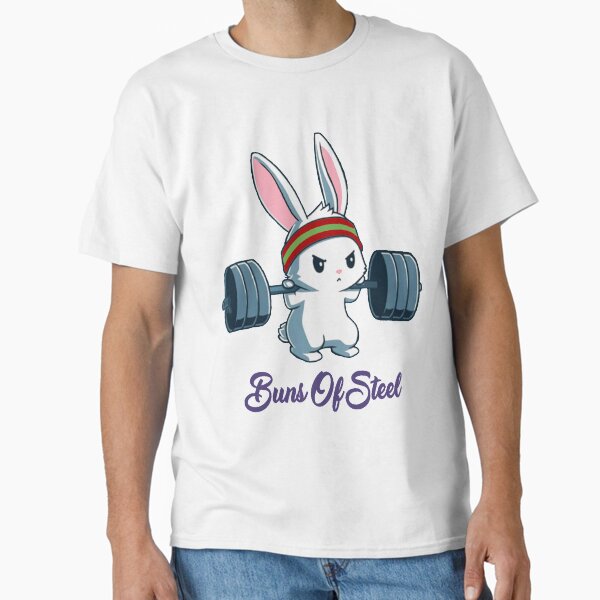 Item preview, Buns Of Steel Fitness Rabbit Bunny Lover Gym Workout designed and sold by DibbaDesigns.