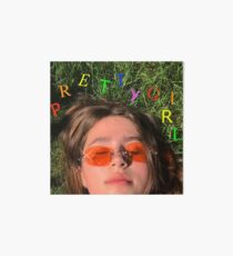 Clairo pretty girl album cover Art Board Print