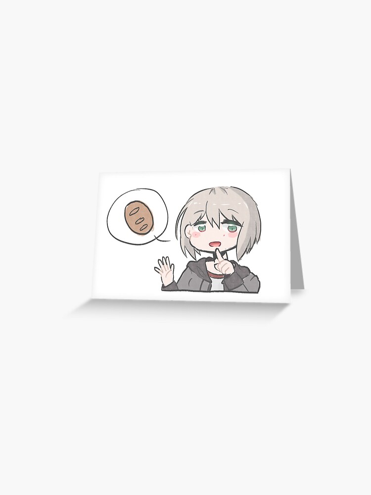 Aoba Moca Bread Greeting Card By Bauqqete Redbubble