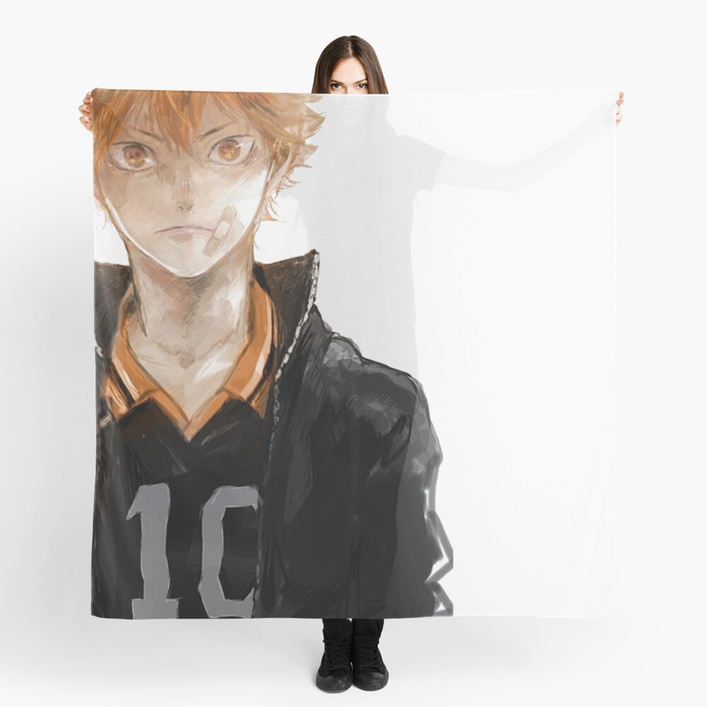 Haikyuu Hinata Shoyo Serious Scarf By Topols Redbubble