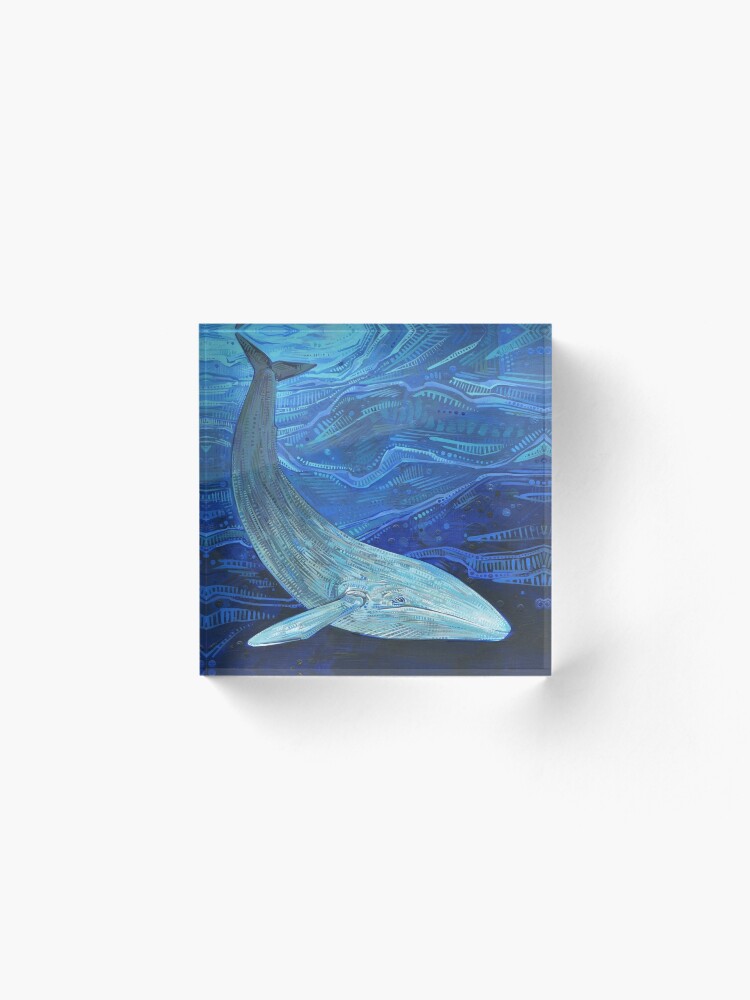 Alternate view of Blue whale painting - 2012 Acrylic Block