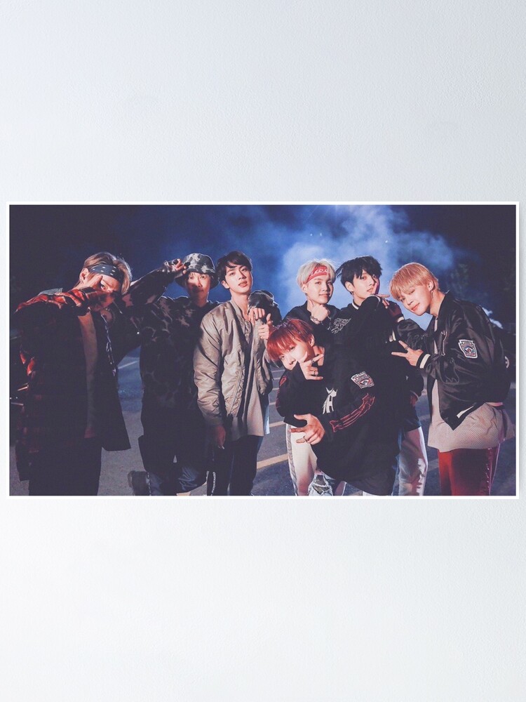 Bts Mic Drop Poster By Makaylacar Redbubble