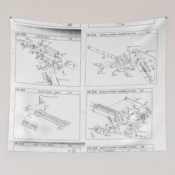 Item preview, HK G11 ACR Blueprint designed and sold by RagsPete.