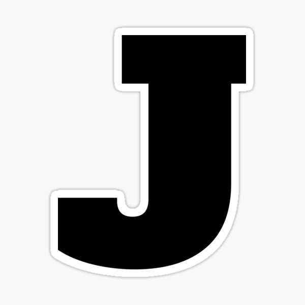 Alphabet J (Uppercase Letter J), Letter J