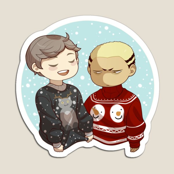 Haikyuu Kyouhaba Cherry Blossoms Magnet By Monkparty Redbubble