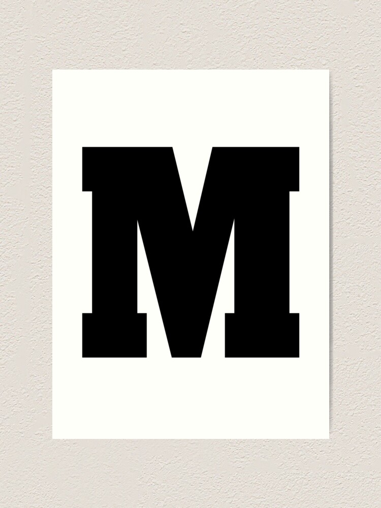 Alphabet M (Uppercase letter m), Letter M