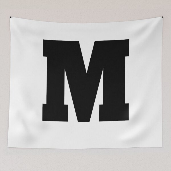 Item preview, Alphabet M (Uppercase letter m), Letter M designed and sold by marosharaf.