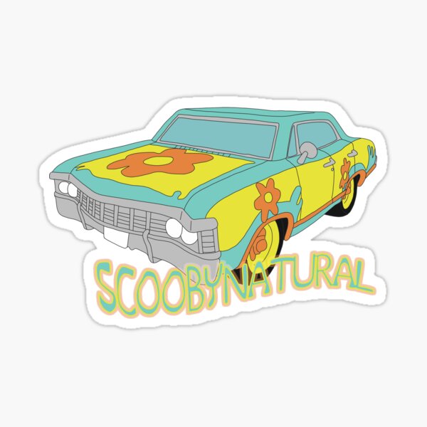 Scoobynatural w/ text Sticker