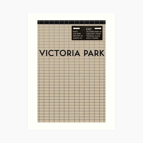 VICTORIA PARK Subway Station Art Print