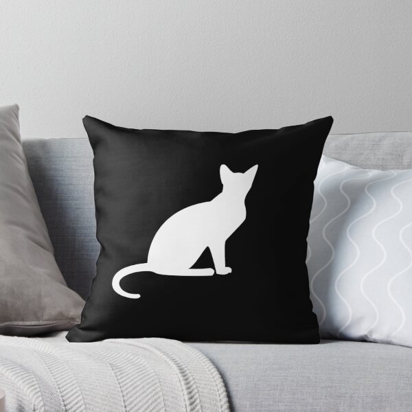 Item preview, White Silhouette Cat designed and sold by DavJen.