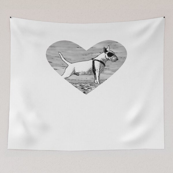 Item preview, Bull Terrier In Love Heart Dog Gift designed and sold by Kiwi-Tienda2017.