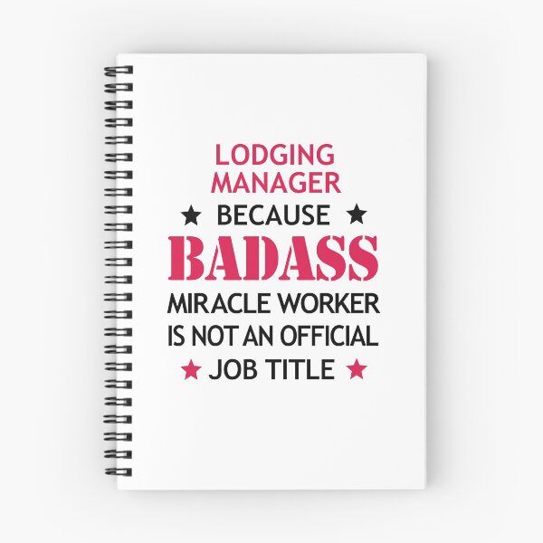 Item preview, Lodging Manager Badass Birthday Funny Christmas Cool Gift designed and sold by smily-tees.