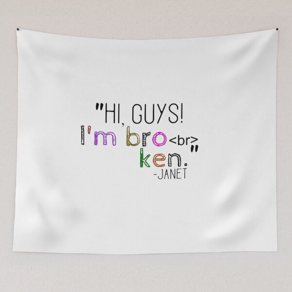 Item preview, Im Broken, Janet designed and sold by laurynmadere.