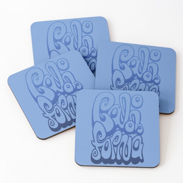 Item preview, California Lettering Typography - Baby Blue designed and sold by bignose1977.