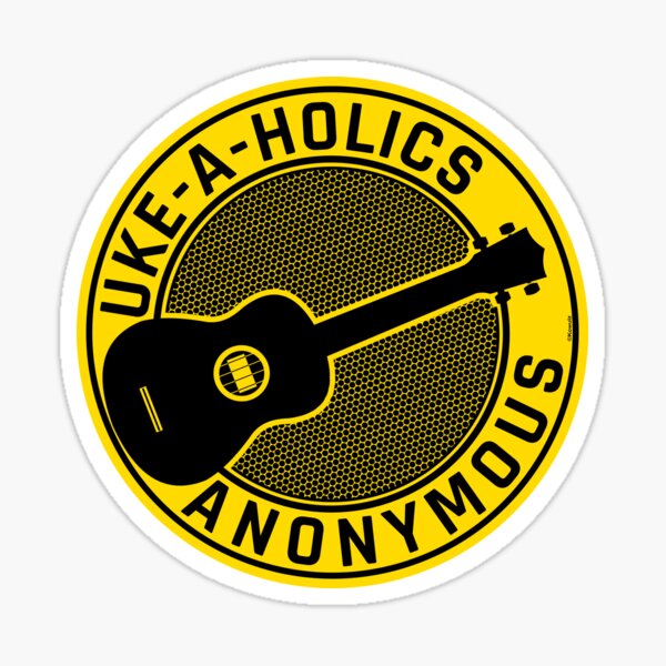 Uke-A-Holics Anonym Sticker