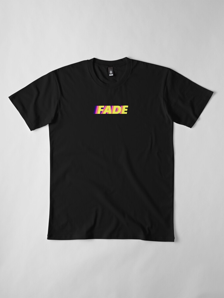 colour fade t shirt