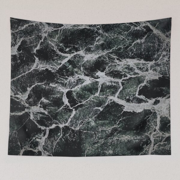 Item preview, THE OCEAN OF MY HEART - Black and White Marble Stone designed and sold by cadinera.