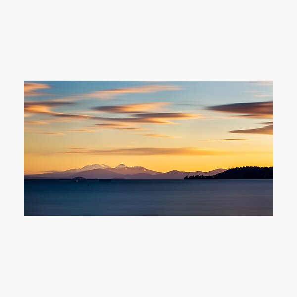 Lake Taupo Photographic Print