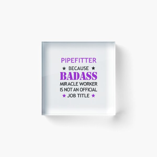 Item preview, Pipefitter Badass Birthday Funny Christmas Cool Gift designed and sold by smily-tees.