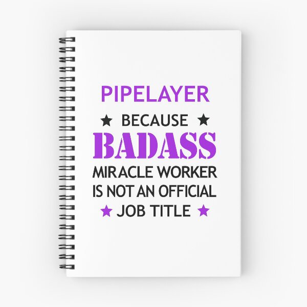 Item preview, Pipelayer Badass Birthday Funny Christmas Cool Gift designed and sold by smily-tees.