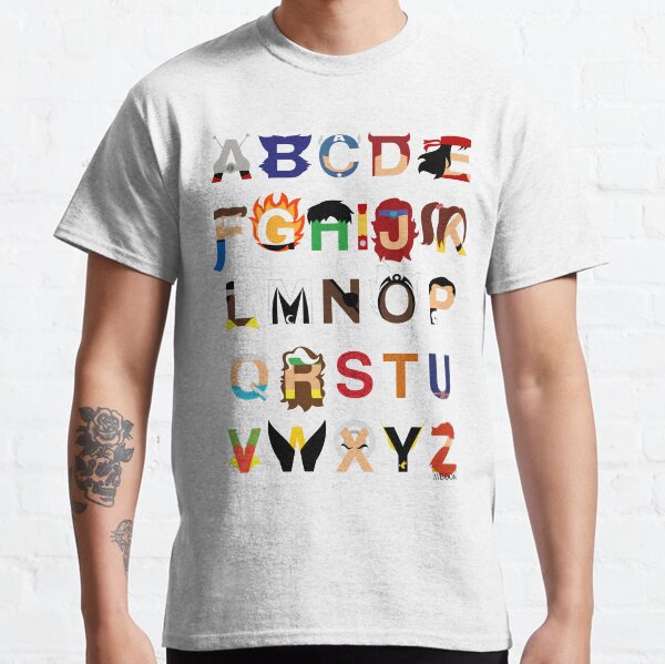 Marvelphabet Heroes Classic T-Shirt