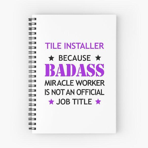 Item preview, Tile Installer Badass Birthday Funny Christmas Cool Gift designed and sold by smily-tees.