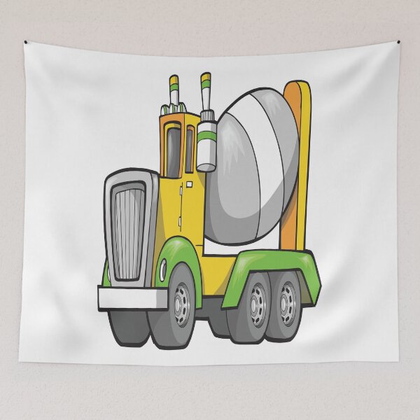 Item preview, Kid Cement Truck Trucks and Cars Cartoon Teachtoon designed and sold by ProjectX23.