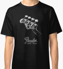 Fender Jazz Bass-Headstock-60er-Musik-Jazz Classic T-Shirt
